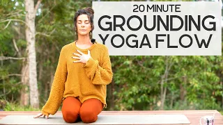 20 Minute GROUNDING Yoga Flow to Calm Your Body & Mind