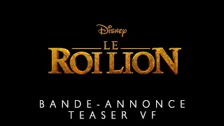 Le Roi Lion (2019) | Bande-annonce teaser VF | Disney BE