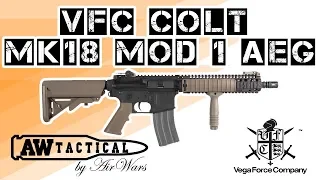 Страйкбольный автомат VFC Colt MK18 MOD 1 AEG  VF1-LMK18M1-BK01