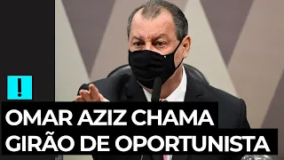 “Vossa Excelência é um oportunista”, diz Omar Aziz a Girão