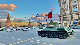 Bullet Time.  Moscow Victory Day Parade in Slow Motion