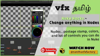 Customize Nuke  | Nuke Hacks| NodeX | Nanthu vfx factory #CGKalvi