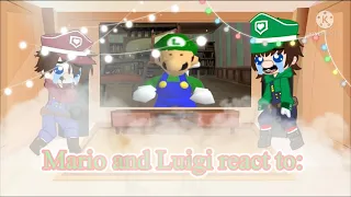 Mario and Luigi react to stupid luigis mansion [] credit to SMG4 [] {kandy_pop}