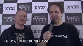 Eddie Trunk interviews Jamey Jasta of Hatebreed @ Monsters of Rock in Brazil