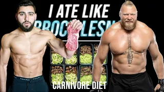 I Tried Brock Lesnar's Carnivore Diet