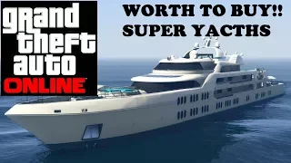 GTA 5 Online | Super Yachts Buying and Customizing ($10M WATCH BEFORE BUY)