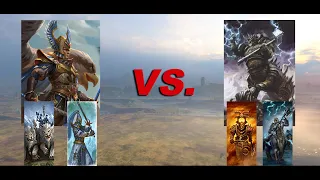 The Warden VS. The Suneater | High Elves vs. Warriors Of Chaos