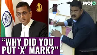 Leaked Video Of CJI Grilling Anil Masih Over Marking Ballot Papers In Chandigarh Mayoral Polls