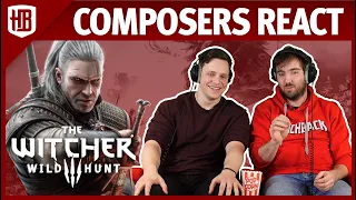 The Witcher 3 Wild Hunt Killing Monsters Cinematic Trailer REACTION | Composers React