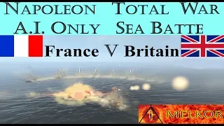 A.I. Only Naval Battle: Napoleon Total War