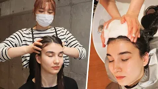 Japanese Pro Head Spa for Migraine and Eye Tiredness - ASMR