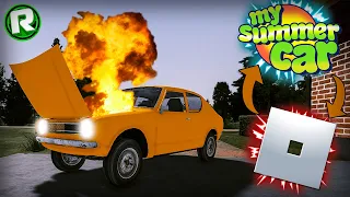 НЕУДАЧНАЯ ПОПЫТКА СОБРАТЬ МАШИНУ! - My Summer Car (Roblox)