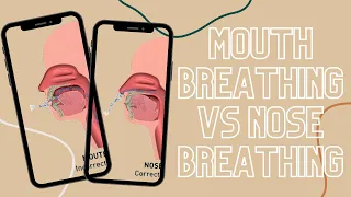 Mouth Breathing vs Nose Breathing #shorts