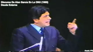 Discurso de Alan García En La ONU 1985