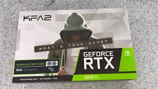 Оптимальный выбор видеокарты в майнинге, GeForce RTX 3070Ti 8Gb GDDR6X LHR KFA2 ( 1-click oc)