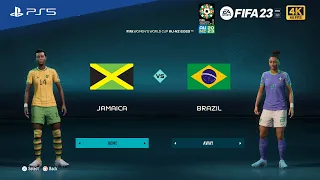 Jamaica VS Brazil | Women's World Cup 2023 Group F | FIFA 23 | PS5 4K60FPS