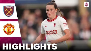 Manchester United vs West Ham United | Highlights | FA Women's Super League 03-03-2024