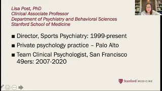 Pediatric Orthopedics and Sports Medicine Monthly Lecture Series: Mental Health (Recording)