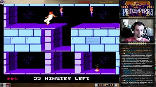Prince of Persia прохождение 100%| Игра на (Dendy, Nes, Famicom, 8 bit) 1992 Стрим HD [RUS]