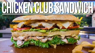 The Best Chicken Club Sandwich | SAM THE COOKING GUY 4K