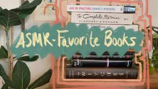 ASMR Favorite Books - crispy whispers, light tapping, reading aloud, book sounds ✨📖