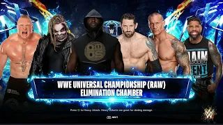 "💥 WWE 2K24 FULL MATCH —  Elimination Chamber —  WWE  Title Match