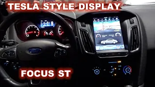 HOW TO INSTALL A TESLA STYLE RADIO ON A FORD FOCUS ST