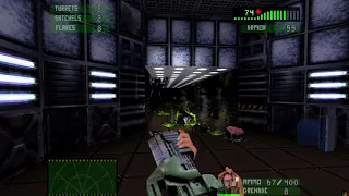 ALIENS: ERADICATION TC with DOOM 2 map01 (Mercenary class)