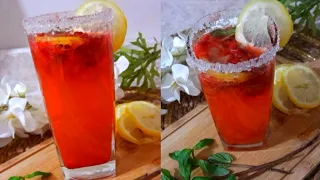 The Easiest & Best Strawberry Mojito Recipe | Summer Mocktail Recipe | Strawberry Mojito