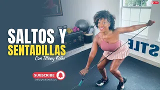 Saltos y Sentadillas con Tiffany Rothe | ¡Fortalece y Tonifica!