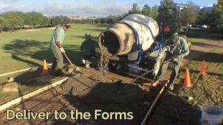 Four Seasons Golf Path Concrete Mixer