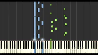 Yann Tiersen - Les Enfants (Synthesia Tutorial) [Piano]