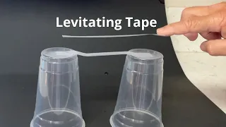 Levitating Tape Experiment (Static electricity)