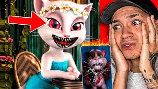 ENCONTREI UM HACKER NO OLHO DA TALKING ANGELA! *vi tudo*