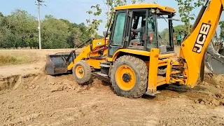 JCB xtera power hard working in the mitti road construction village #viral #video #new #jcb #long