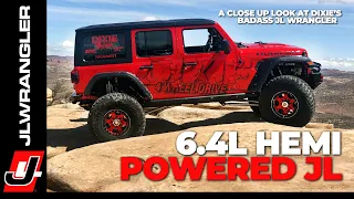 Jeep JL Wrangler with a 6.4L HEMI and Coilovers by DIXIE 4 Wheel Drive - MOAB Easter Jeep Safari