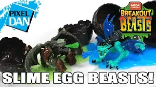 Breakout Beasts Mega Construx Slime Egg Dragon Figures Video Review