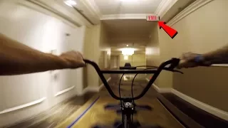 *FULL SPEED* BMX RIDING IN A VEGAS HOTEL!