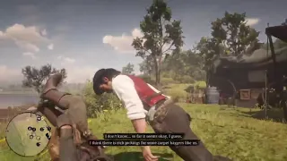 Red Dead Redemption 2 funny spinning Glitch