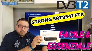 Decoder Digitale Terrestre STRONG SRT8541 FTA - Nuovo DVB-T2 Facile ed Essenziale