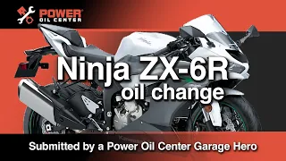 How to Change Oil on a Kawasaki Ninja ZX-6R