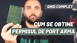 Permis de Port Arma - Cum se obtine? Ghid complet + 2 sfaturi importante odata ce l-ai obtinut.