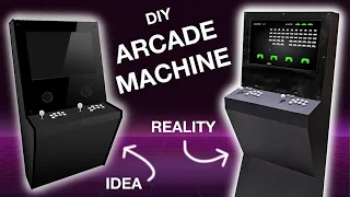 How to make an Arcade Cabinet 🕹️ RetroPie 🕹️ Custom Built Arcade Machine