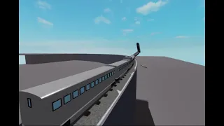 f7 passenger train crashes off a curve