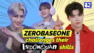 ZB1 tried their best learning Indonesian... and that’s all that matters🫠 | GTBIW | ZEROBASEONE
