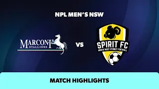 NPL Men's NSW Round 3 Highlights – Marconi v NWS Spirit FC