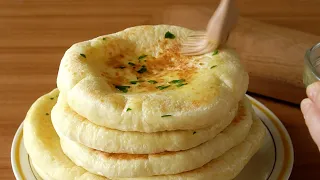 no oven! Make a simple pita bread.