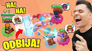 TROLLUJE GRACZY NOWĄ POSTACIĄ "BUSTER" Brawl Stars!