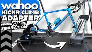 Wahoo Kickr CLIMB Adapter Review // Kickr MOVE with Gradient Simulation!