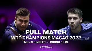 FULL MATCH | Patrick FRANZISKA vs Darko JORGIC | MS R16 | WTT Champions Macao 2022
